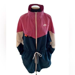 Retro Nike Sportswear Women's Icon Clash Logo Color Block Long Track Jac…